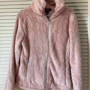 Pacific Trail Blush Pink Teddy Fleece Zip Jacket - Women